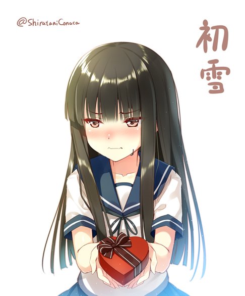 艦これ「『今日半額になってたから。』
このコの魅力に気づいてしまいました。
#初雪
#艦」|白谷こなかのイラスト