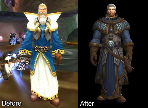 klevbot's tweet image. Старение в World of Warcraft: до и после #wow #worldofwarcraft #warlordsofdraenor