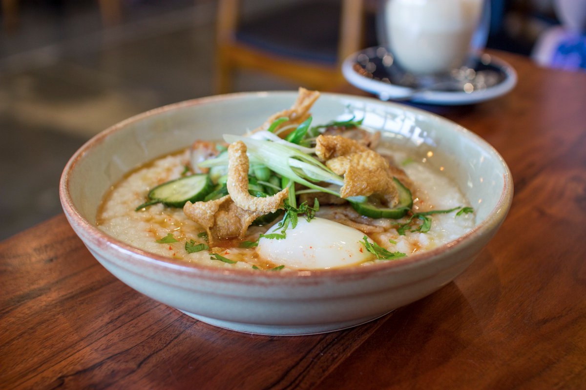 FOODIEHUB's tweet photo. Brunch/Linner inspo with @Queen_BadTiming + this Chicken Confit Congee from tbsp. in Perth: https://t.co/VTEf5wSjUx https://t.co/P9O1YKGqhC