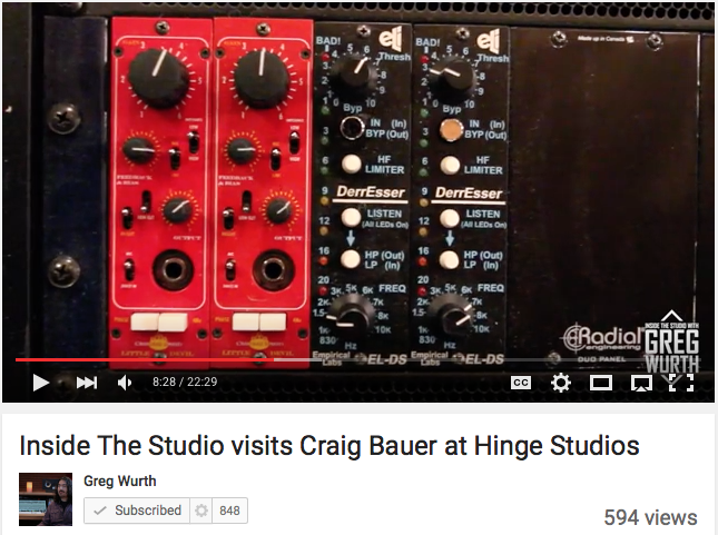 EmpiricalLabs's tweet photo. In The Studio w/@GregWurth &amp; @CraigBauer discussing the #DerrEsser &amp; other great gear:
https://t.co/LPYADOx9AZ https://t.co/bNjzBSVWbz