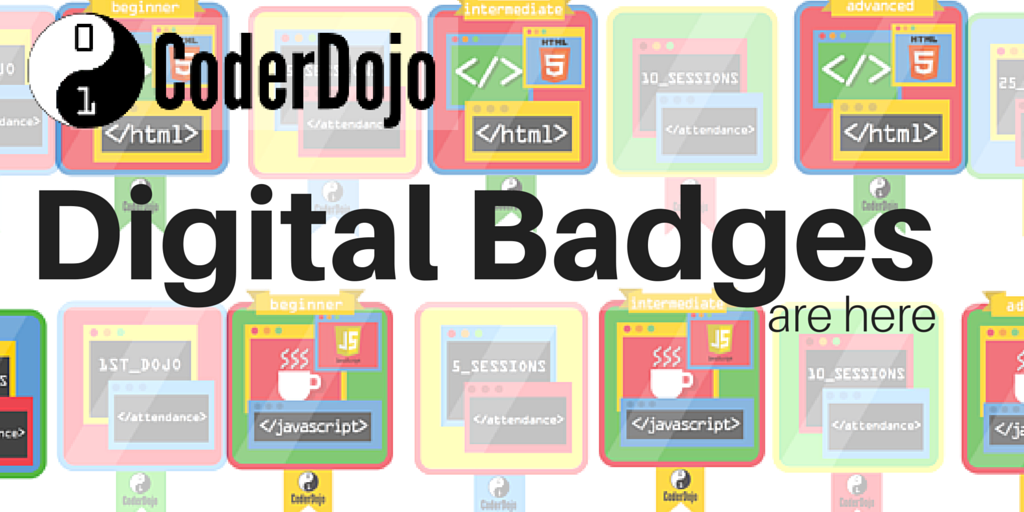 CoderDojo's tweet photo. Great Free way for Mentors to acknowledge digital skills achieved by Dojo attendees https://t.co/WvIod4ONtc #coding https://t.co/3qisEjcJVj