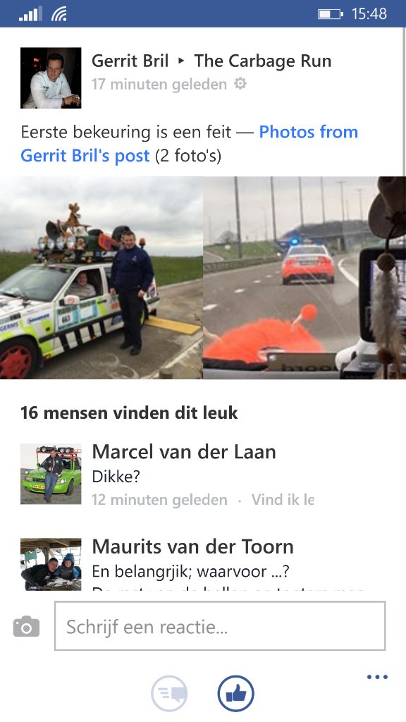 Aiii, ook al bekeuringen uitgeschreven. 160 kg te zwaar. #Carbagerun #België