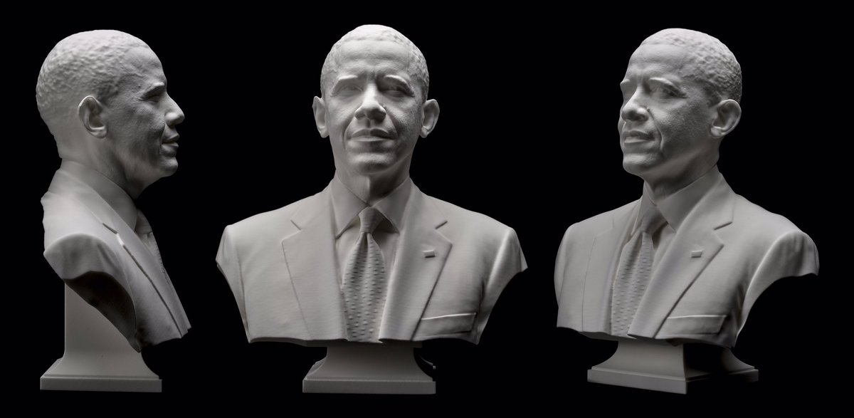 ArTallks's tweet photo. "Hail to the Cheif " @POTUS 🇺🇸 
#PresidentsDay in #Art 
3D drawing sculpture @smithsonian https://t.co/7skrqcBWL2 https://t.co/6OyVlRjGec