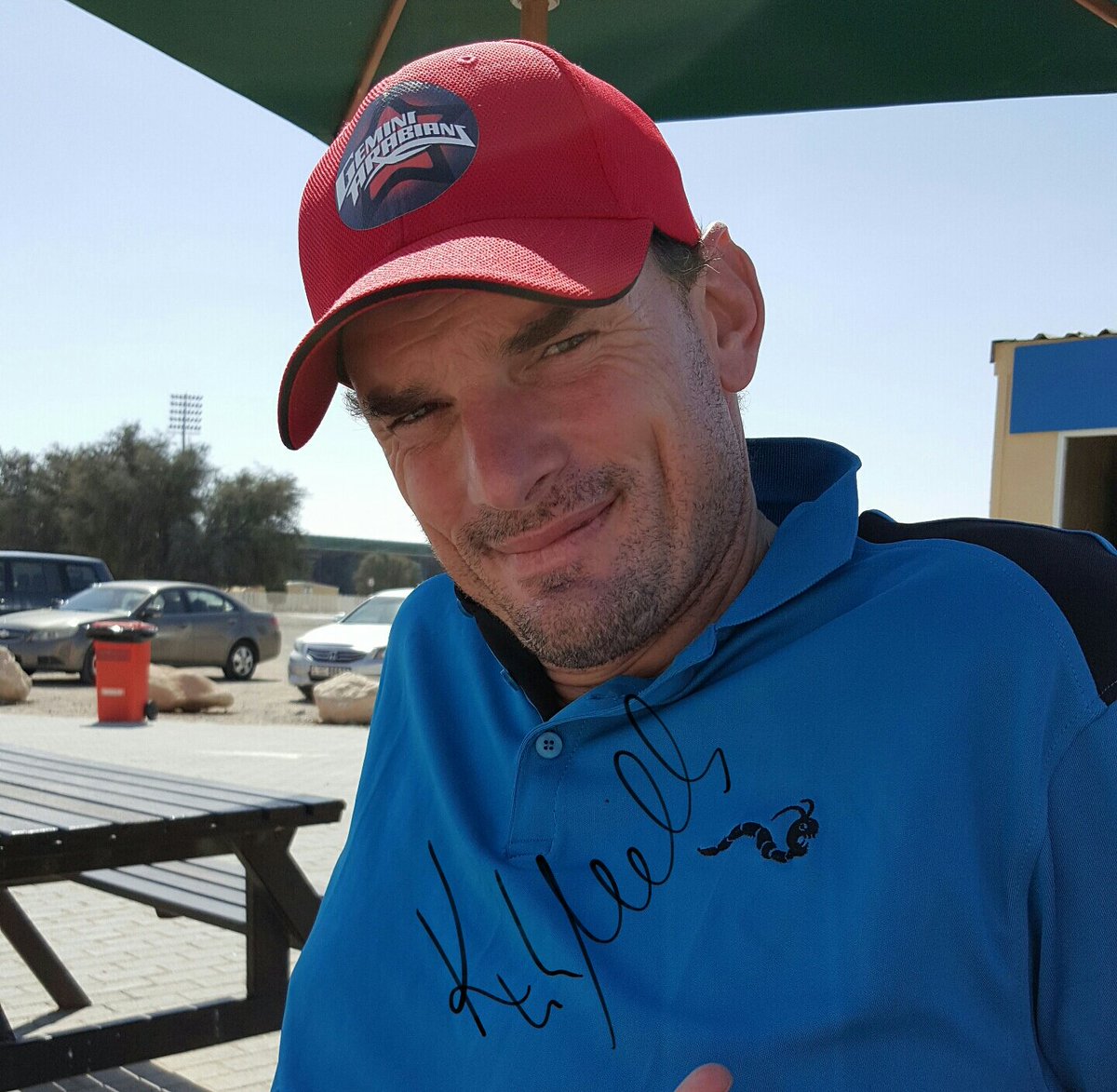 Specially signed for all you fans and supporters by <a href="/kylemills79/">Kyle Mills</a> @arabiansmcl @mcl2020UAE #YallaArabians #Champions