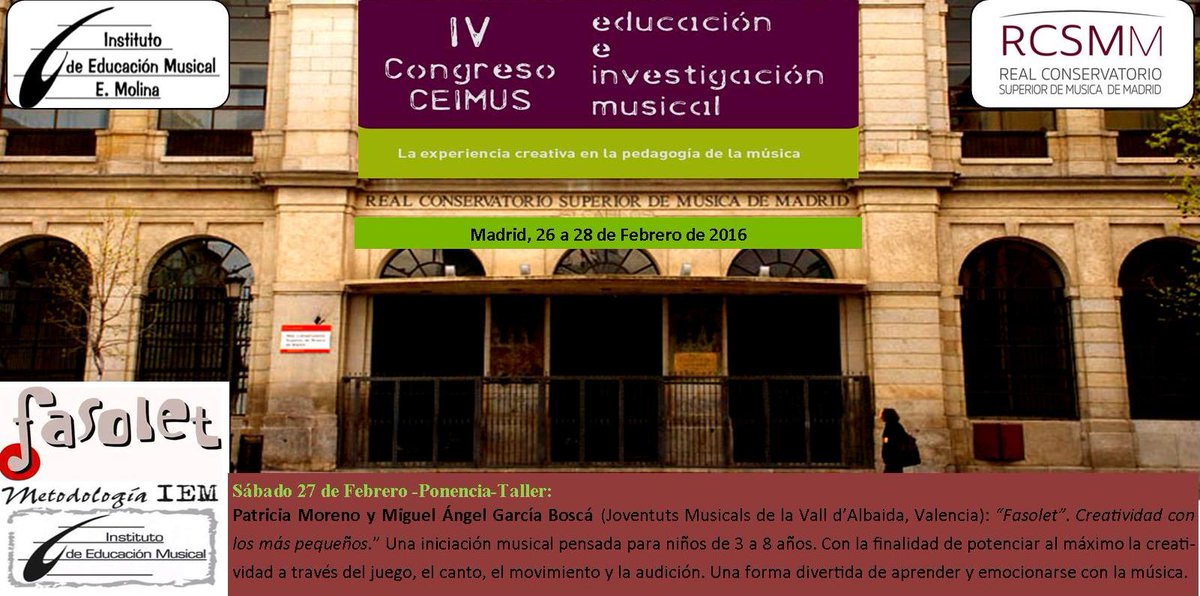 jmvalldalbaida's tweet photo. Ponència-Taller Fasolet en #CeimusIV "La creativitat amb els mes menuts". https://t.co/lTsGWNQxs4 https://t.co/vMflU3VNNl