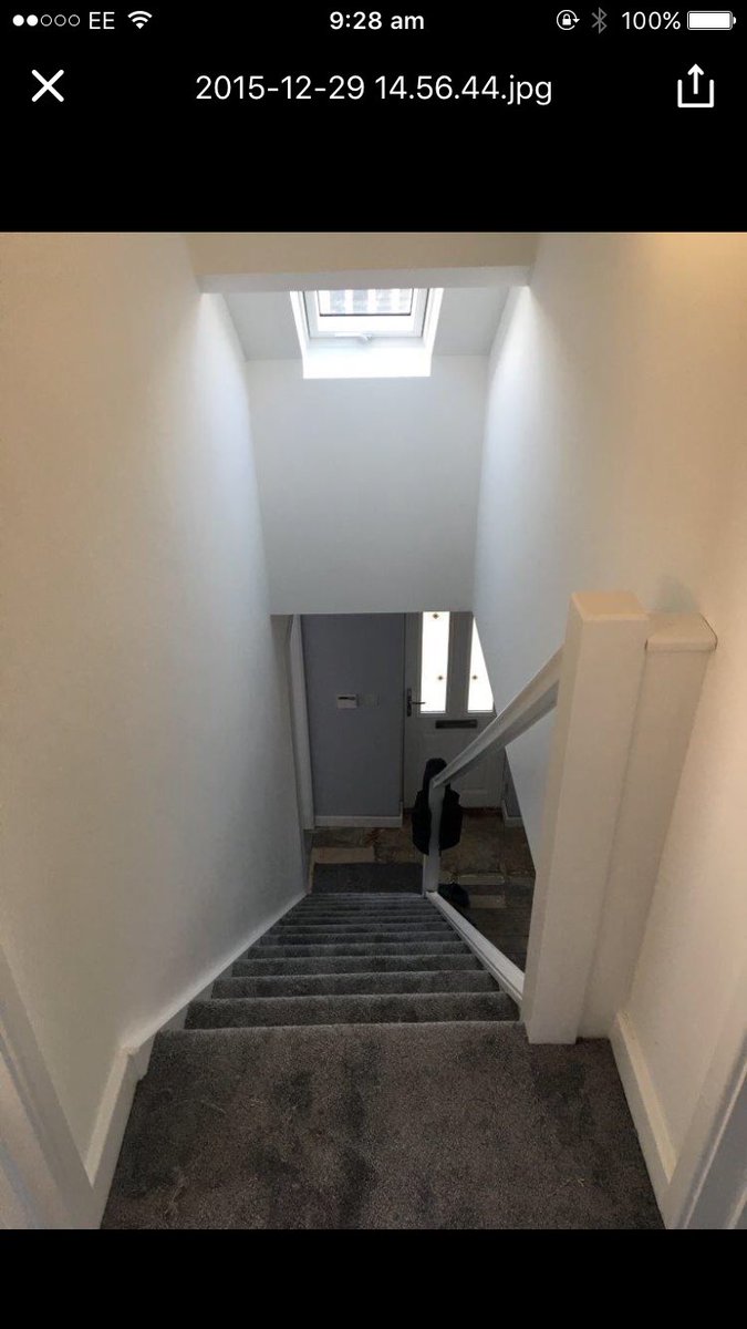 GreensP_'s tweet photo. Hallway plasterd and painted#greensplastering https://t.co/mCyp1H80TC