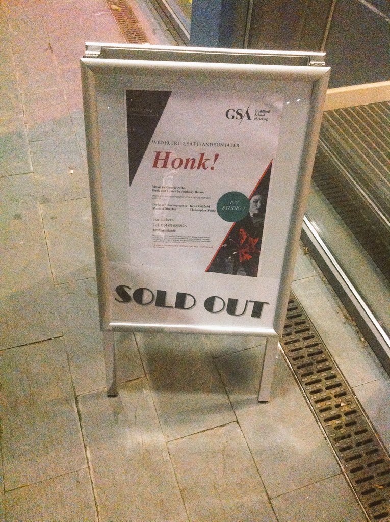 Honk_GSA's tweet photo. We had a quacking time with this show, thanks to all who attended!! https://t.co/0PHQtV7Buh