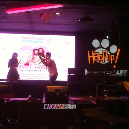 serunya lomba duet bareng Happy Puppy dan Womanblitz!! : womanblitz.com/news/valentine…