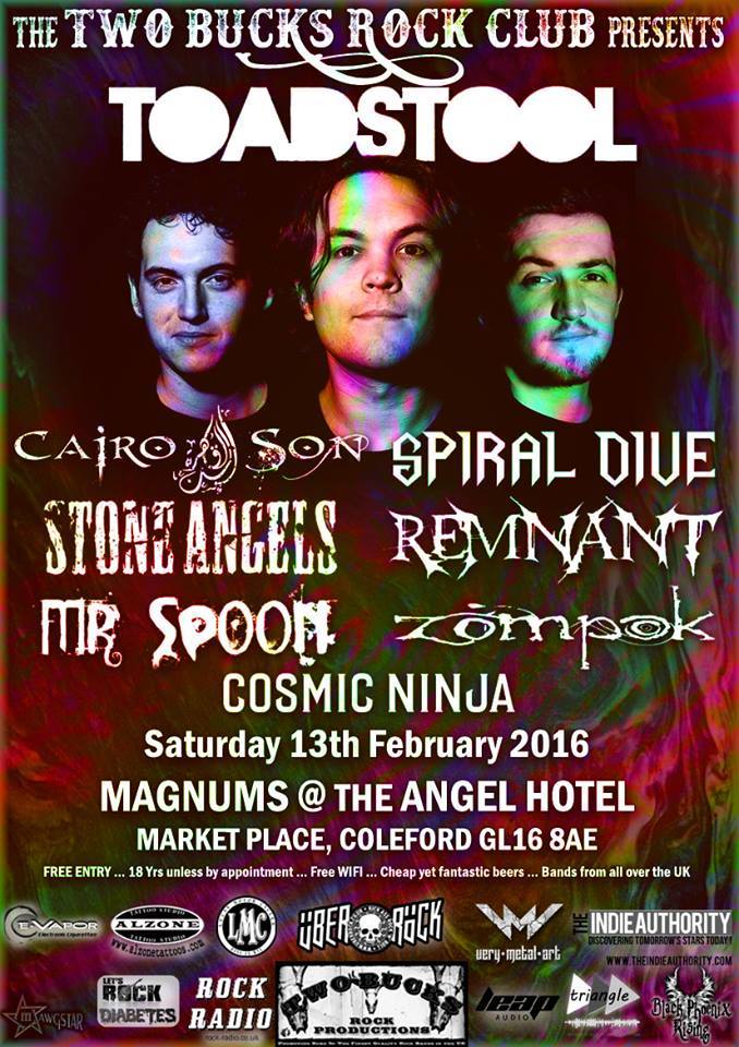 toadstoolrock's tweet photo. Sick weekend @ @thedragonffli (Fri) &amp; @ Magnums (Sat), w/ @TWO_BUCKS_ROCK. Cheers to all involved in making it ROCK! https://t.co/rfYYTuhhJx