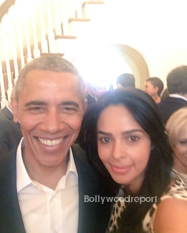 The 39-year-old actress #Mallika tweeted a selfie of herself with Obama. “Had the good for… instagram.com/p/BBznGQxKCZ5/