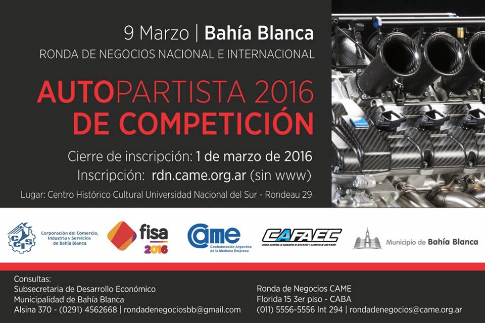 turismombb's tweet image. Dos Rondas de Negocios Internacionales en #BahiaBlanca en el marco de @fisabahiablanca 2016: fisa.com.ar