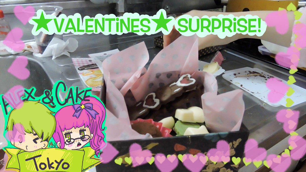 AlexCakeTokyo's tweet photo. #ValentinesDay #Surprisedhim #Chocolate NEW VIDEO!
https://t.co/nOybGfkn8O https://t.co/uZQjMrthfy