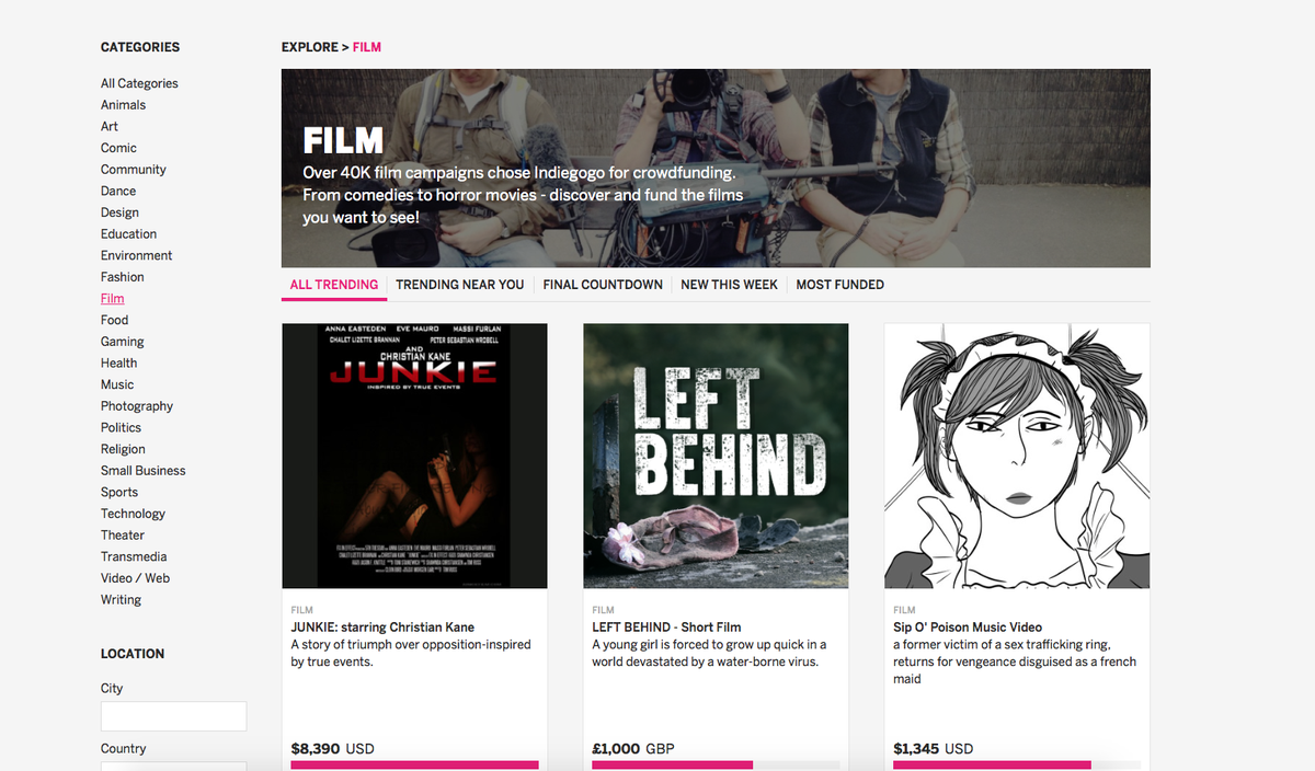 LeftBehind_Film's tweet photo. We are trending on @Indiegogo! Thank you all for your support! #leftbehind #indiegogo #shortfilm #exclusive https://t.co/KSyRANCAJa