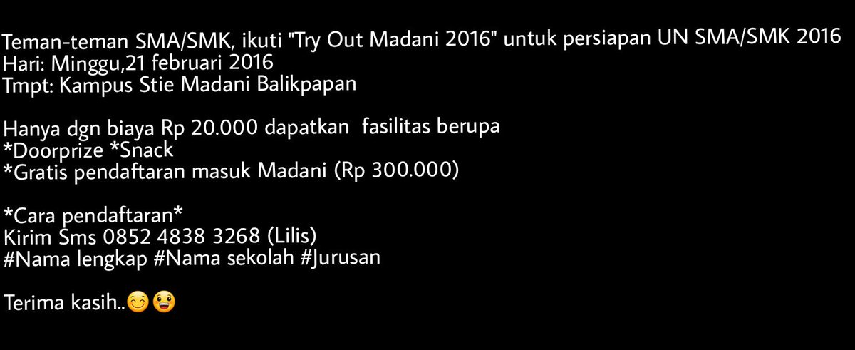 <a href="/Pmb_Madani/">PMB MADANI BPP</a> <a href="/BEMSTIEMadani/">BEM STIE MADANI BPP</a>  <a href="/PusdiMadani/">Pusdimadani</a>