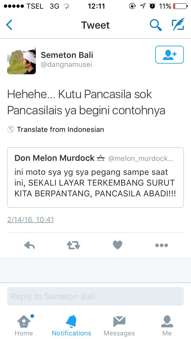 akun <a href="/dangnamusei/">Semeton Bali</a> melakukan pelecehan seperti ini. mari saudara2 ku bertindak u/ membela pelecehan thdp moto kita