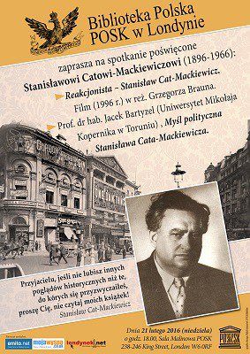 mkonserwatywna's tweet photo. Myśl Polityczna S.Mackiewicza – Profesor Jacek Bartyzel w Londynie https://t.co/t8kMMwhWkQ https://t.co/7b6C038daJ