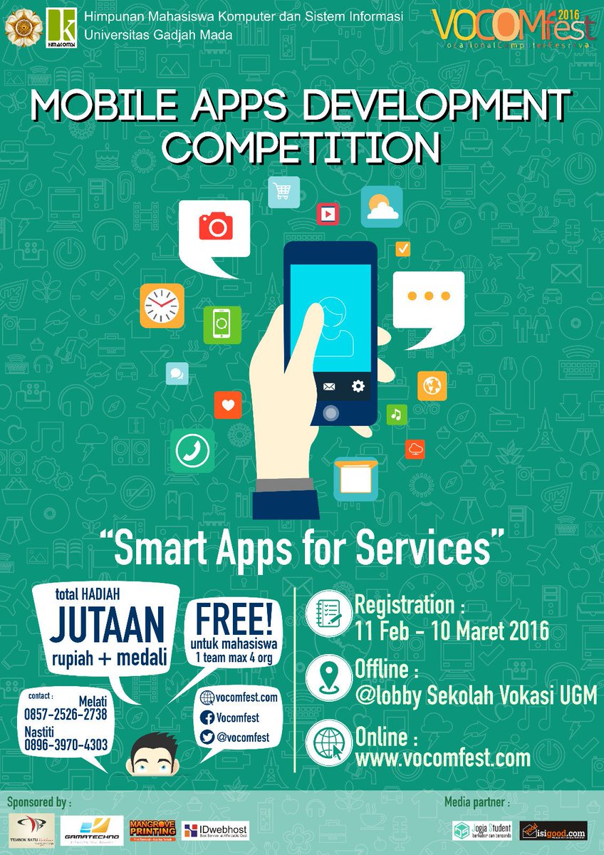 vocomfest's tweet photo. Hai @HMIFUnsri HIMAKOMSI Proudly Present VOCOMFEST 2016 :) check https://t.co/lRoxsCBLaD   #VOCOMFEST2016 https://t.co/MZ99LhWoKv