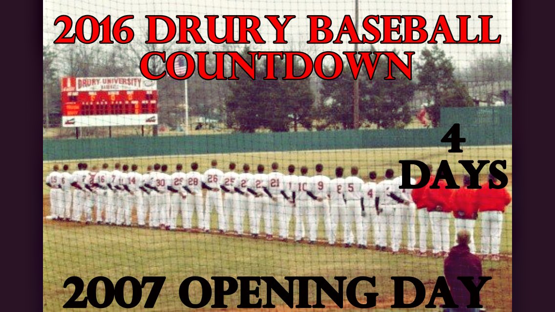 DruryBaseball's tweet image. #4days drurypanthers.com/index.aspx?pat… #TeamOfOne It all started with these guys!