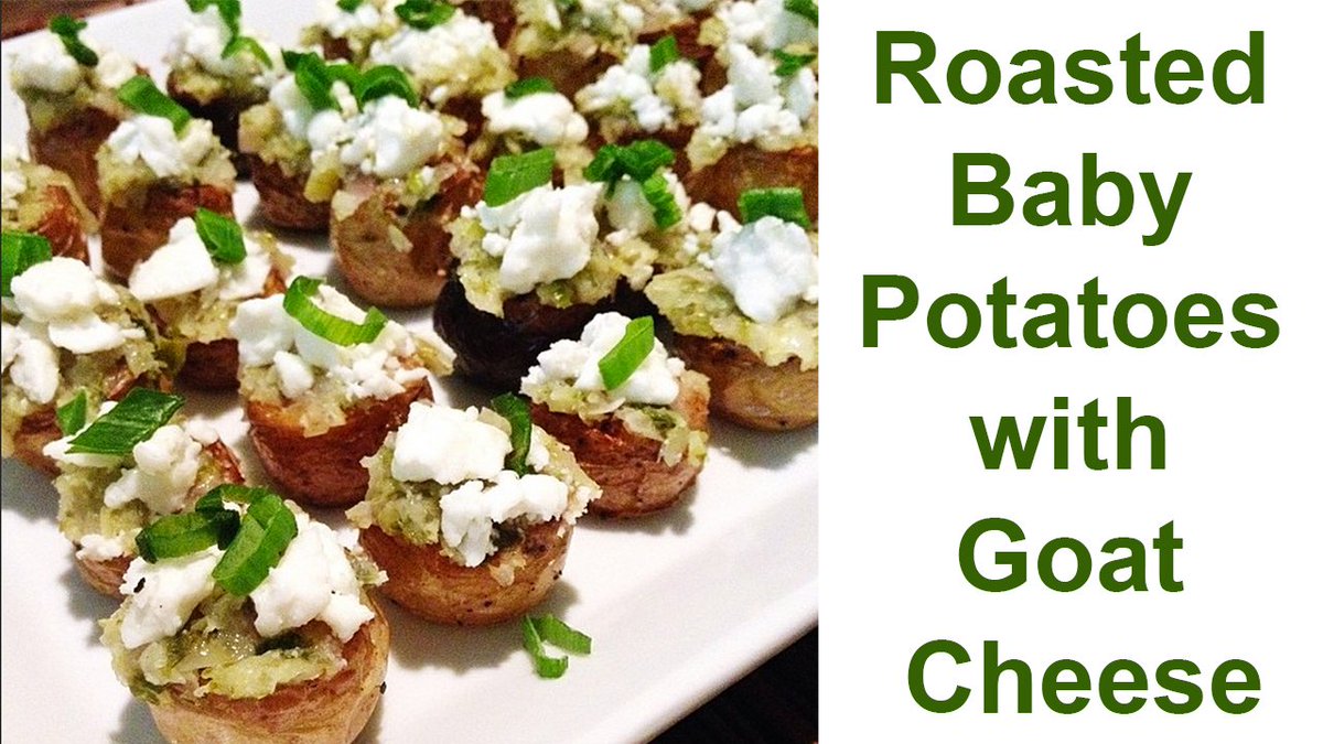 MoroccanMom's tweet photo. Roasted Baby Potatoes with Goat Cheese #recipe => https://t.co/jW6LTzl0NC #recipes #cooking #food #yummy #delicious https://t.co/894IFEhVub