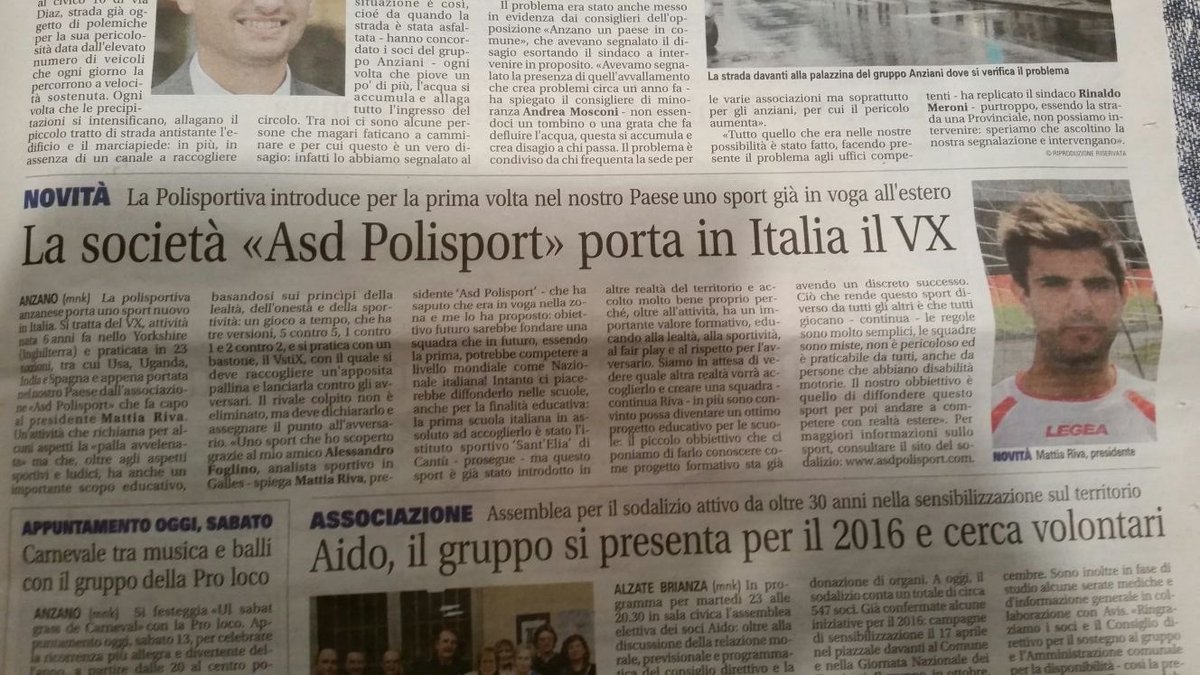 vx_italia's tweet photo. Grazie a @ASDPolisport ! E alla scuola Sant'Elia di Cantù! @pmhildreth #VXItalia https://t.co/ffmLQhISPN
