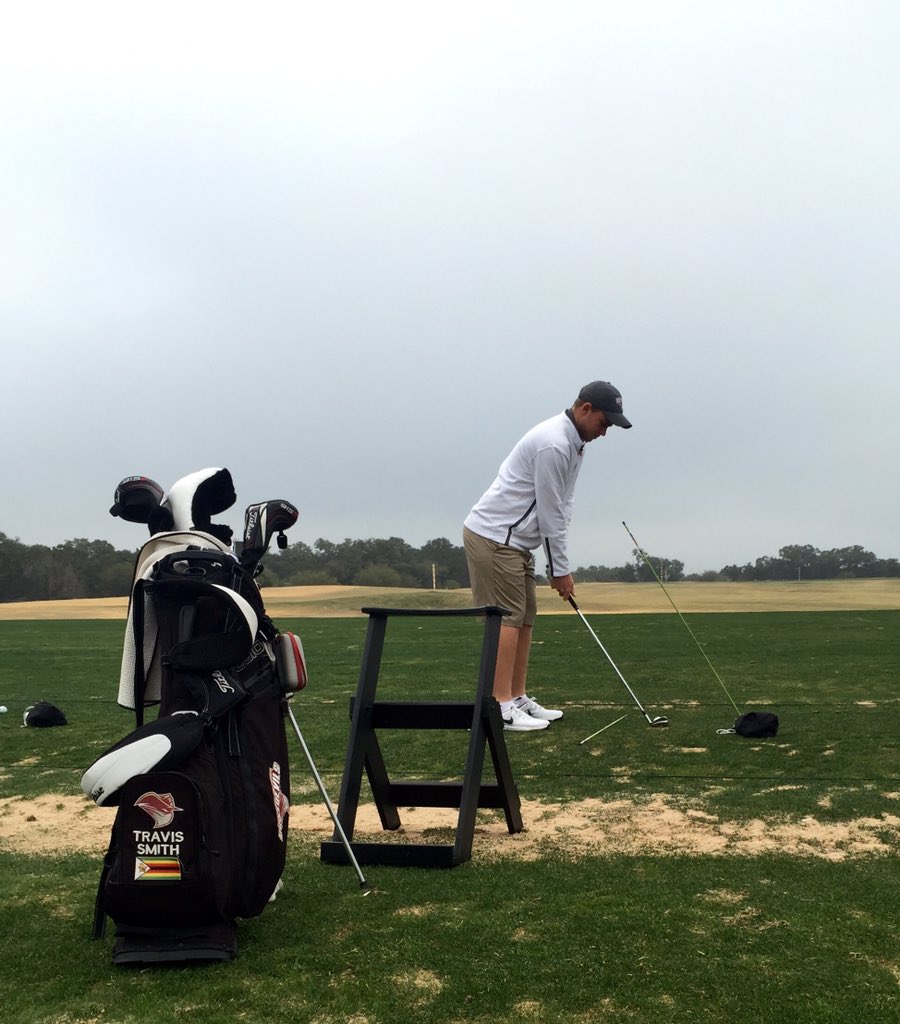 TAMIUgolf's tweet photo. Beautiful morning for some golf! #tpcSA #OklaChristianInv https://t.co/qPDKrZMlS1