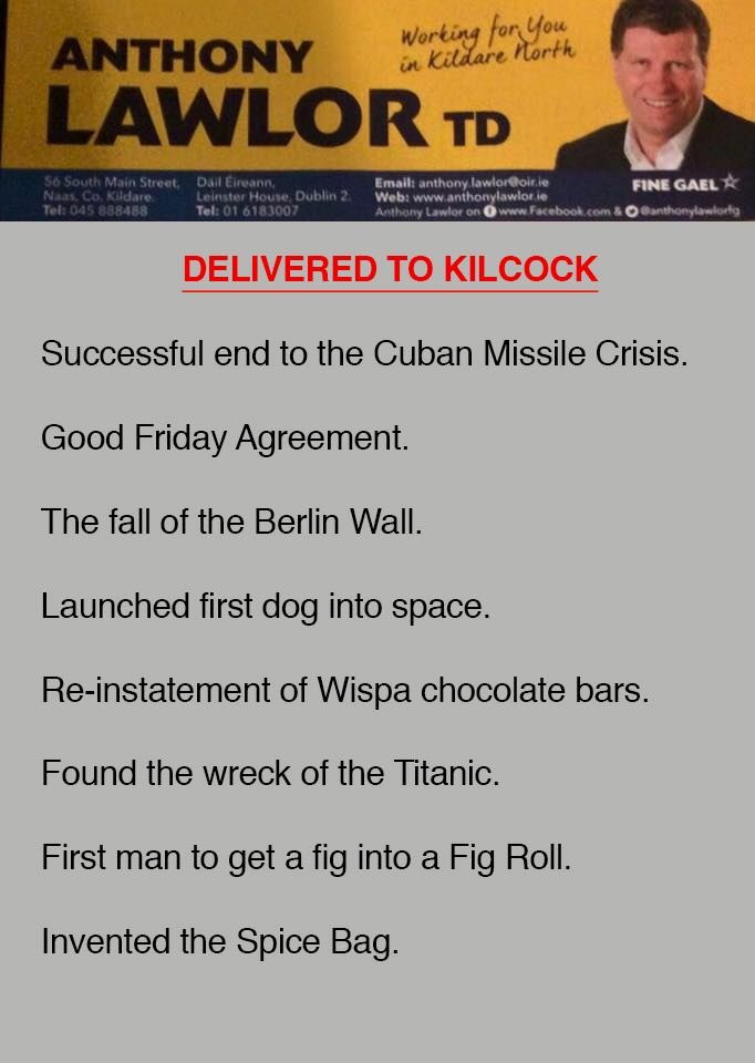 <a href="/AnthonyLawlorFG/">Anthony Lawlor</a> <a href="/SFKildare/">Sinn Féin Kildare</a> <a href="/FineGael/">Fine Gael</a> <a href="/ReadaCronin/">Réada Cronin TD 🇮🇪🇵🇸</a> <a href="/Entirl/">Enterprise Ireland</a> Some man to work!