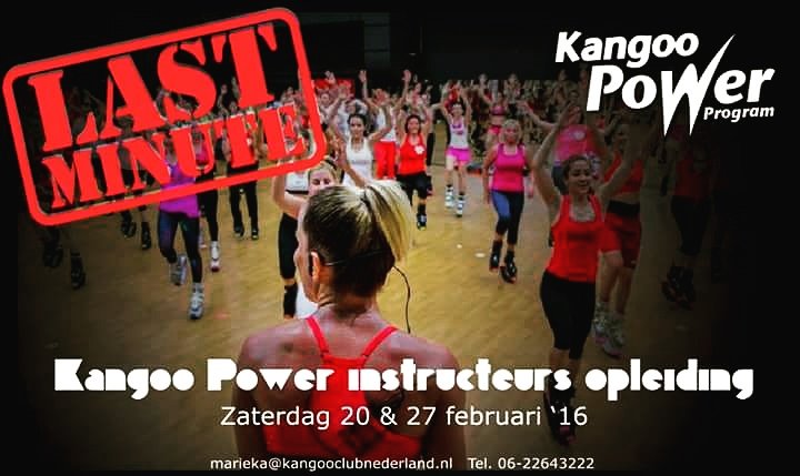 Super last minute Kangoo Power instructeurs opleiding kangoofitness.nl #Kangoojumps #gezondheidsbeurs #NGB16