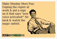 This would be entertaining... #Monday at #MellowAugusta