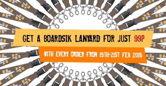 Cool #skate lanyard only 99p with any other purchase until 21 Feb boardsik.co.uk