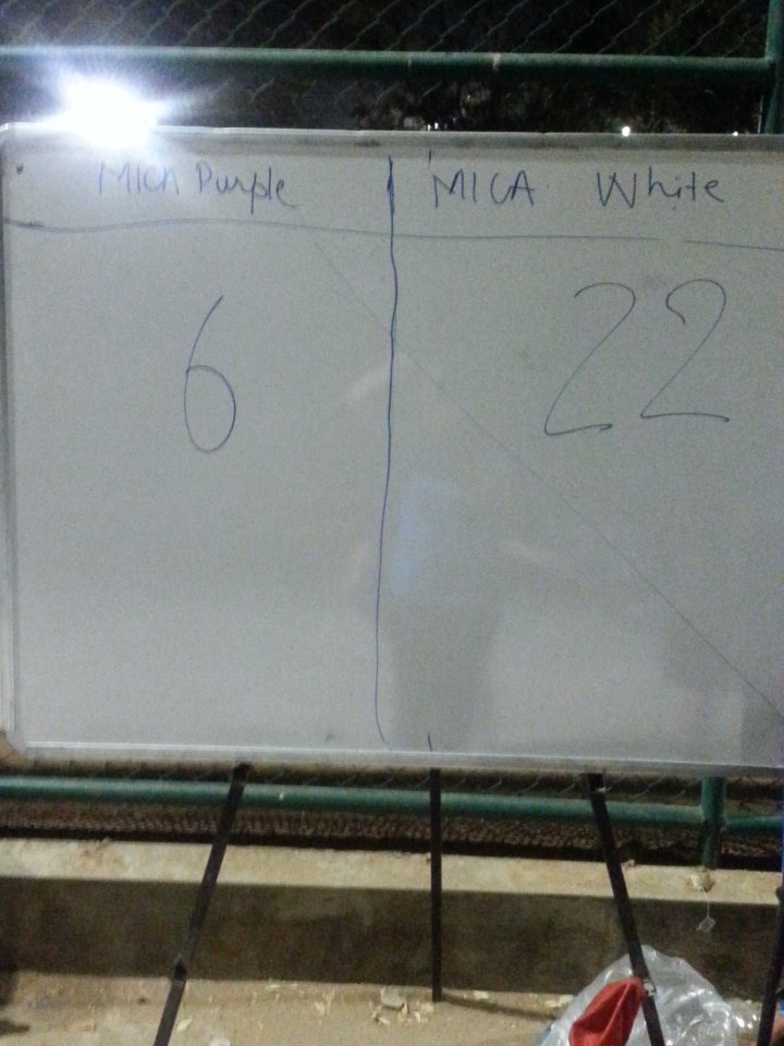 SCAM_MICA's tweet photo. Scoreboard at half-time. Girls' basketball finals. Khamawnnnn teams! Bring it home! #Samar16 @MICA_ahmedabad https://t.co/EpqwMfrDne