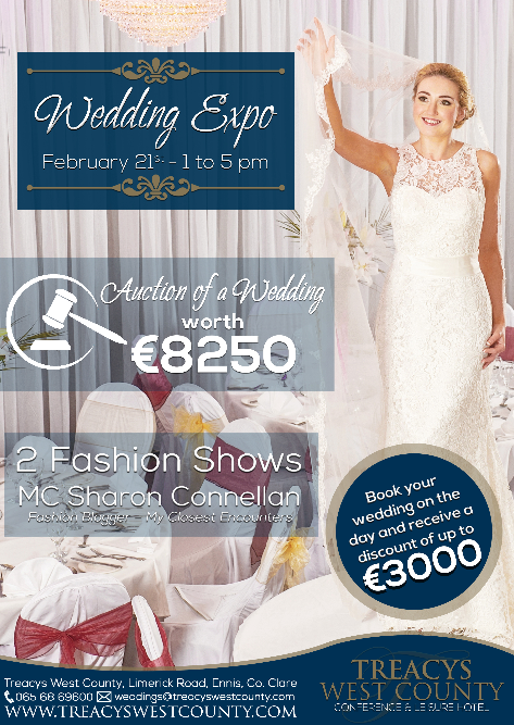 SharonConnellan's tweet photo. Looking forward to MC'ing both fashion shows at this weekends Wedding Expo  @WestCountyEnnis #bridetobe #wedding https://t.co/mYvIhEhMIp
