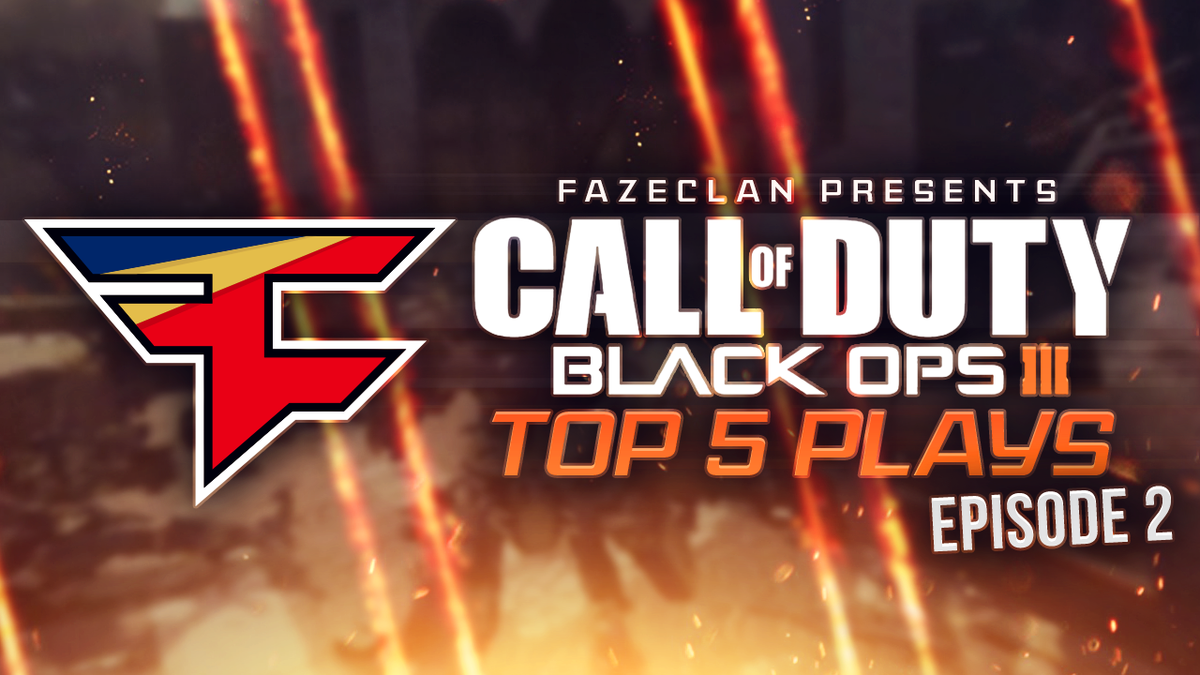 FaZeClan's tweet photo. Today on FaZeClan: The newest Episode of our Black Ops 3 Top 5 Plays! https://t.co/371wmi9kme