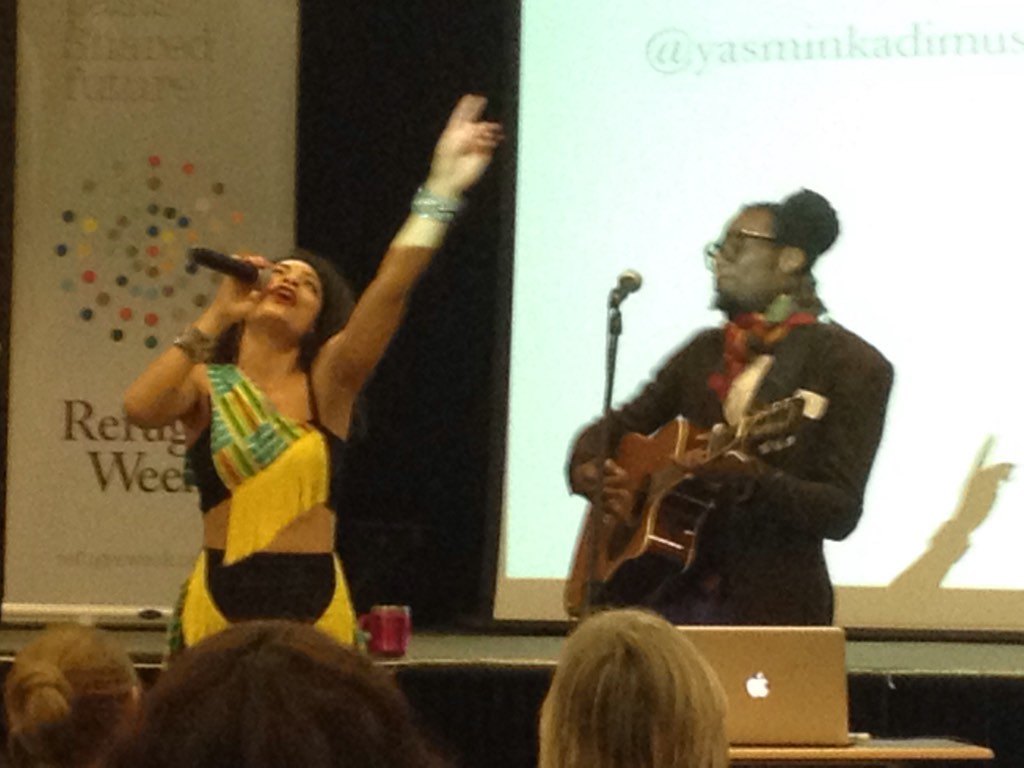 ciarace's tweet photo. Amazing performance from @yasminkadimusic at #RWConference2016 https://t.co/KwbNxVz6vM