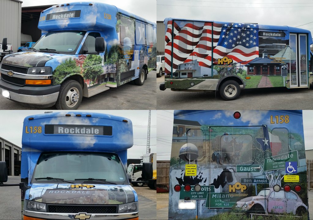 ADGraphics_NA's tweet photo. Happy President’s Day! @AustinXGraphics wrapped four Hill Country Transit buses in patriotic graphics with #MPI1005. https://t.co/fiCMWRorlF