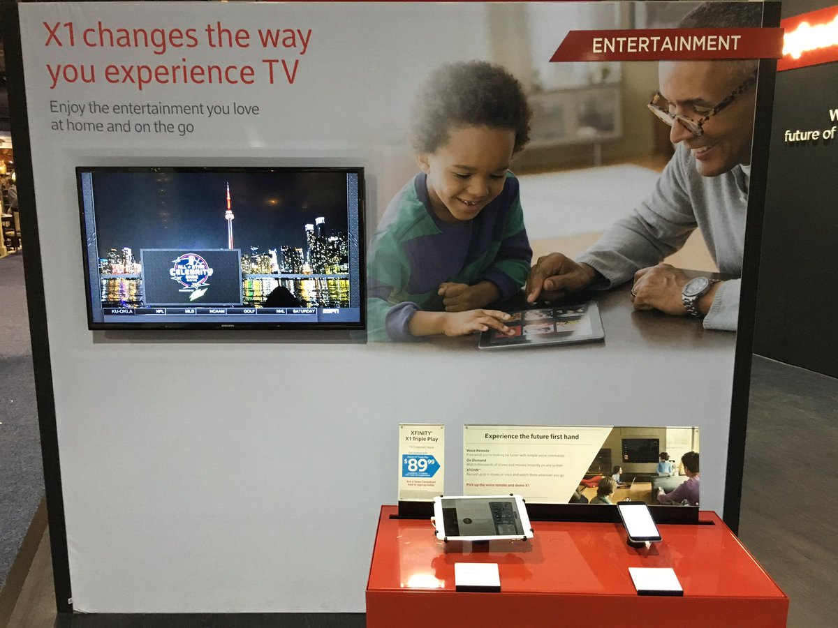 hchybinski's tweet image. Have you checked out #XfinityX1 yet?? My kids are ready to upgrade! Lol @ComcastFreedom #phillyhomeshow