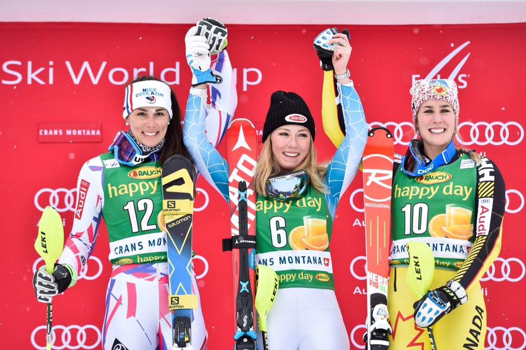 .<a href="/MikaelaShiffrin/">Mikaela Shiffrin ⛷️</a> WON on her return from knee injury! #MotivationMonday