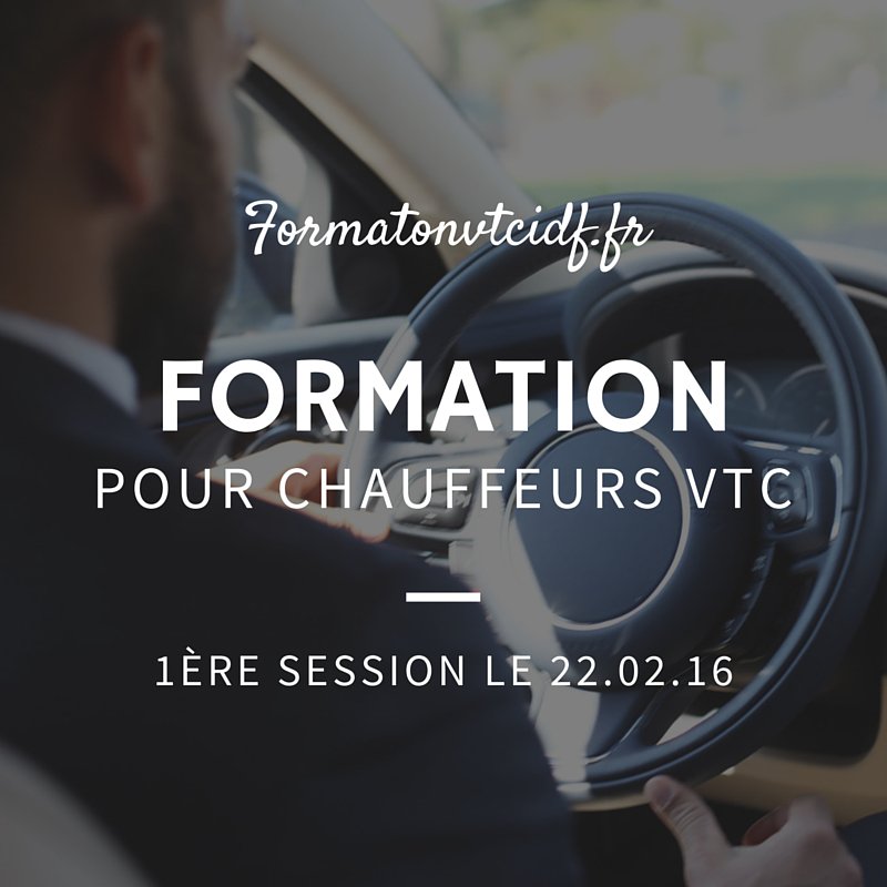 formationvtcidf's tweet photo. La première session de formation VTC aura lieu le 22.02.2016. 
Inscrivez-vous dès aujourd'hui au 01 84 21 20 30 #VTC https://t.co/zj0tO42cnp
