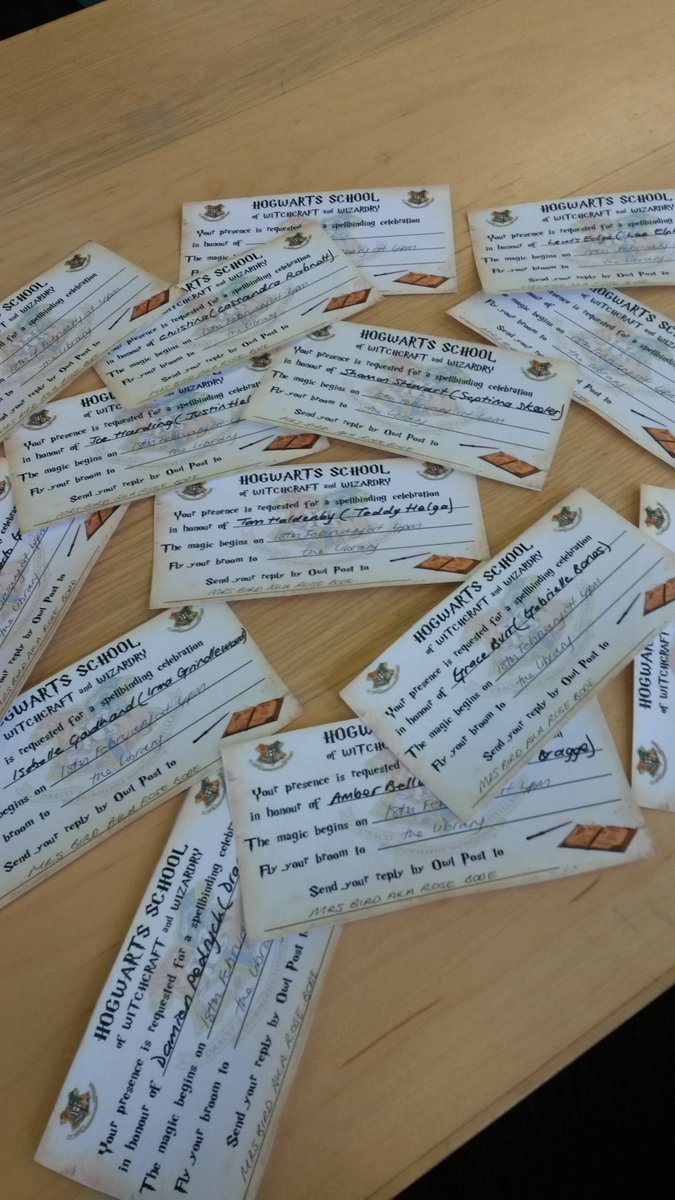 The invitations to Ecco's Harry Potter Night have been sent by owl post this afternoon!#HarryPotterBookNight