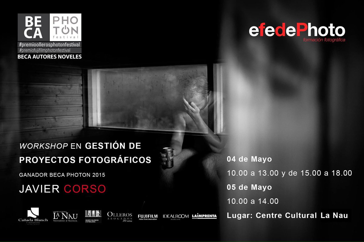 PhotOn_Festival's tweet photo. #Talleres #Photonfestival 2016! "Gestión de proyectos fotográficos " de @javiercorso. Coordina @efedePhoto. https://t.co/BQ788VdyOS