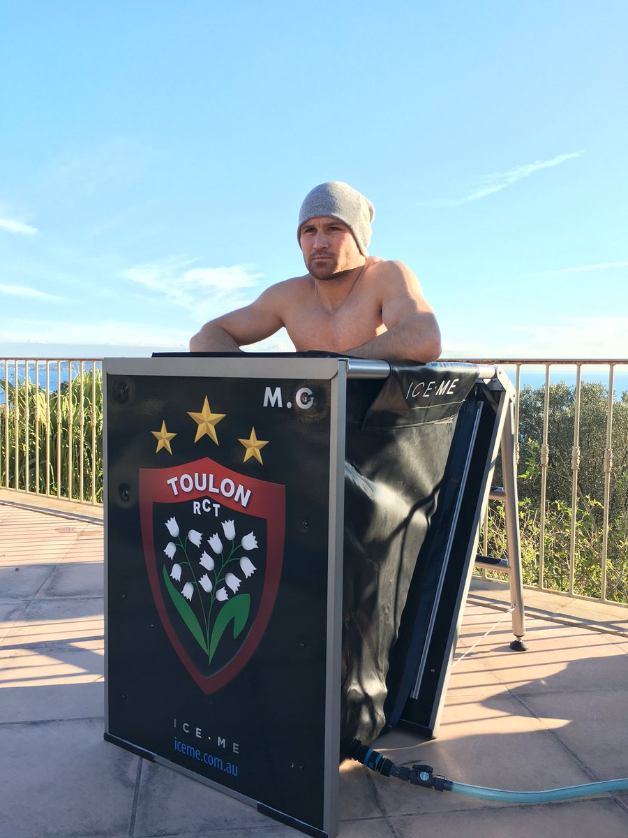 giteau_rugby's tweet photo. A huge thank you to @IceMe_Recovery for the personalised portable cold bath.. 👌🏼 Help recover these old pins 💪🏼❄️ https://t.co/PaVO2KTJxa