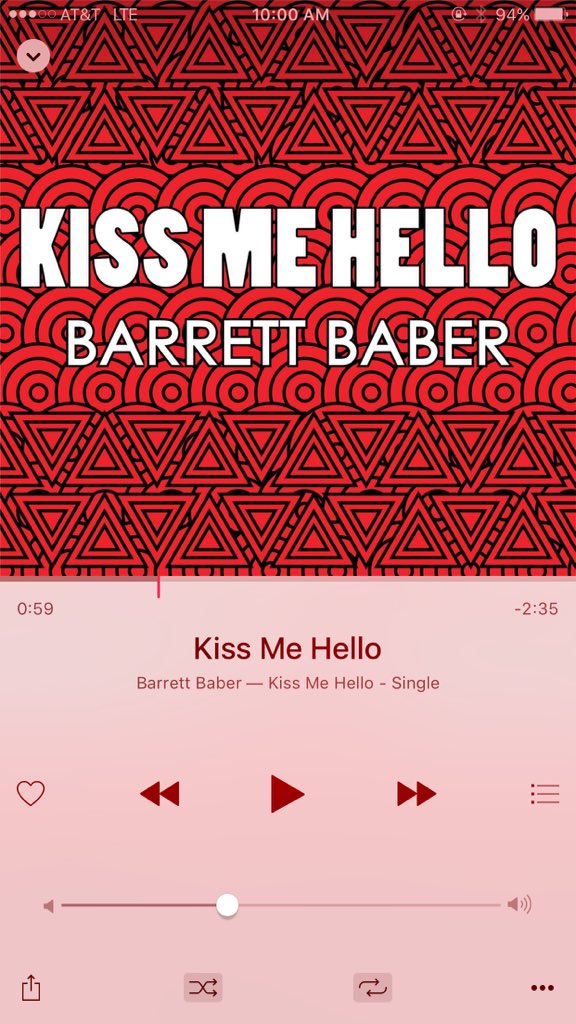 MarkJPHood's tweet photo. My brother @BarrettBaber released his new single "Kiss Me Hello" and it's amazing. Grab it. #CountrySoul #HesCold https://t.co/zUOJhaAPUc