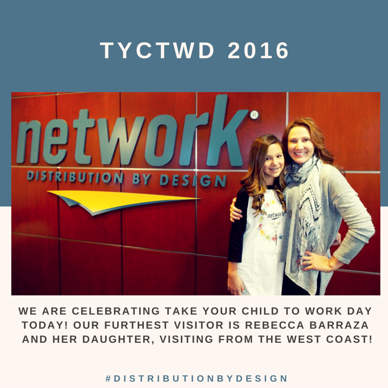 NETWORKdistrib's tweet image. It's Take Your Child to Work Day here at NETWORK, take a peek at our "most traveled" visitor! #tyctwd