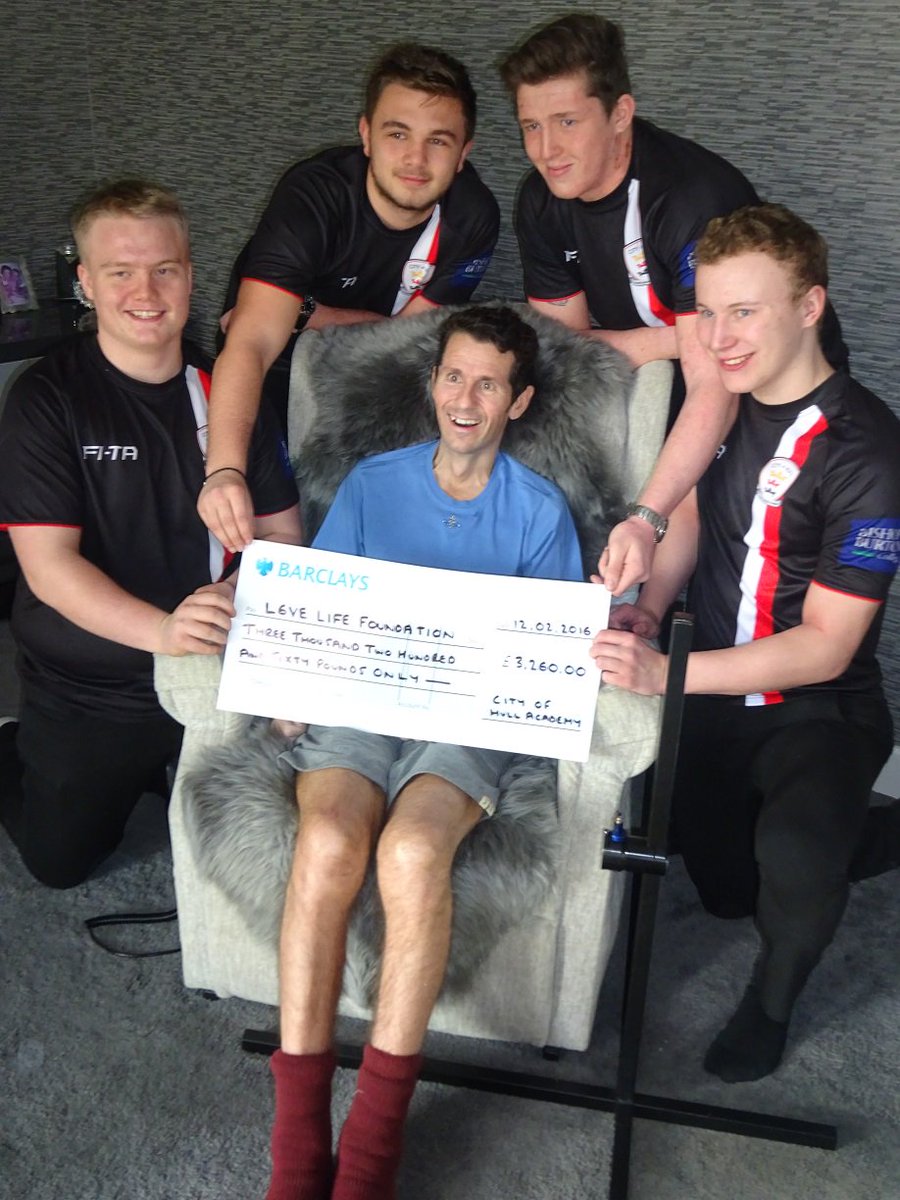 City of Hull Academy raise over £6000 for <a href="/L6veLife/">Lee Newton</a> and Danny Jones Foundation: bit.ly/1QhvSqz