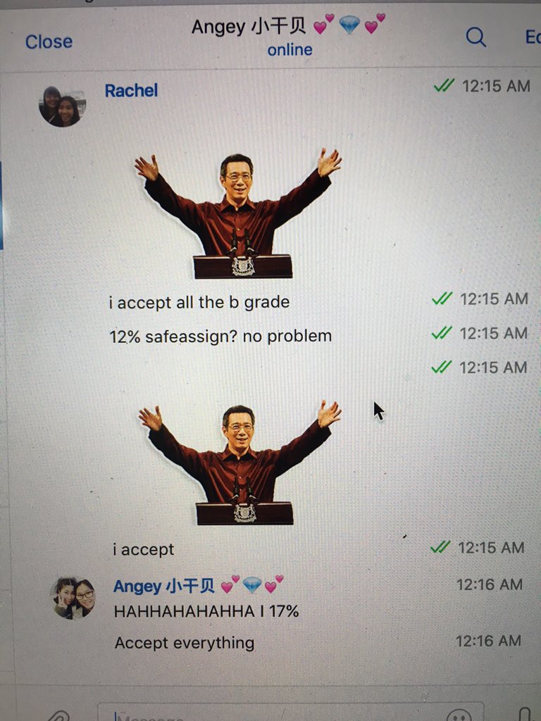 racheltanhs's tweet photo. it's the time of the semester where i just can't be bothered to give a fuck anymore #accepteverything @ANGELINESYJ https://t.co/LoRfBWpwwW