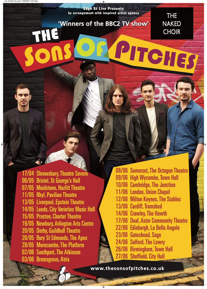 TheSOPitches's tweet photo. RT this and FOLLOW us for a chance to win two FREE TICKETS for our tour! #SOPUK2016 https://t.co/kvCPiE6ECH