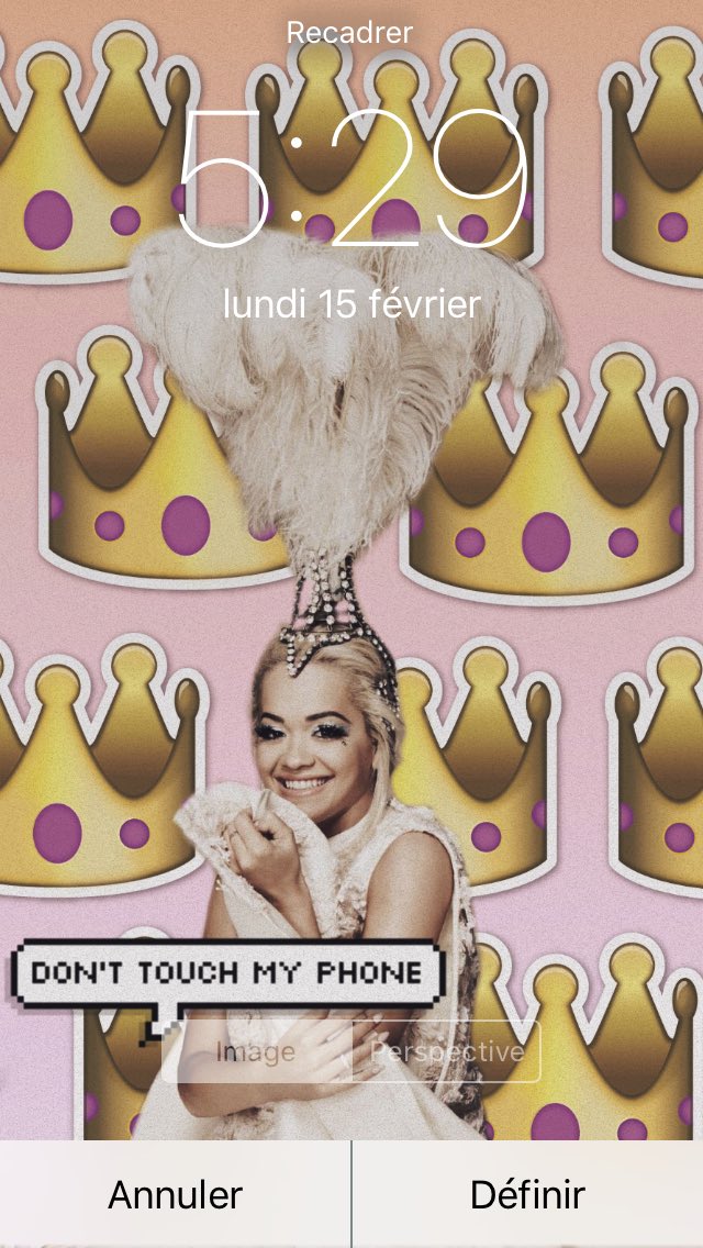 rita ora lockscreen tweet media