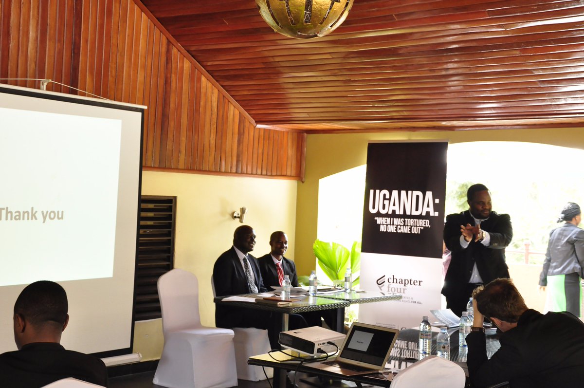 chapterfourug's tweet photo. Makerere University law don @bkabumba discussing the report findings: https://t.co/GhqOnPHhy0 #StandUpUG @CanHCKenya https://t.co/2eMvbRSmH1