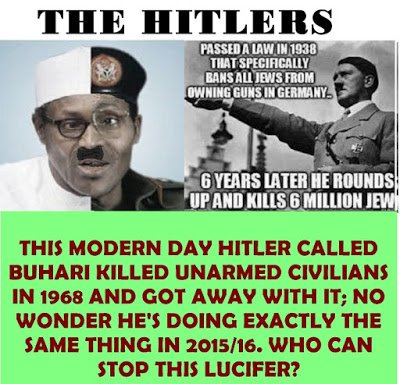 BiafraHerald's tweet image. ANALYZING MUHAMMADU BUHARI AS THE CLONE OF ADOLF HITLER dlvr.it/KWM7CK