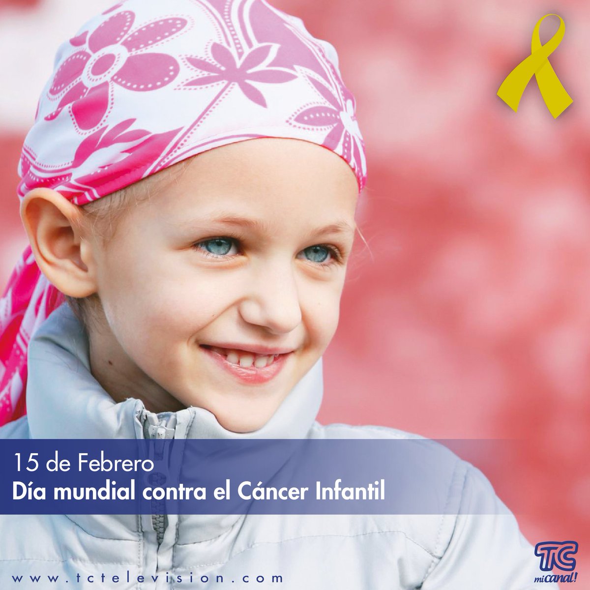 tctelevision's tweet photo. Por esos angelitos que luchan día a día por seguir regalándonos sus sonrisas. #DíaMundialContraElCáncerInfantil https://t.co/8Hjx34DlhS