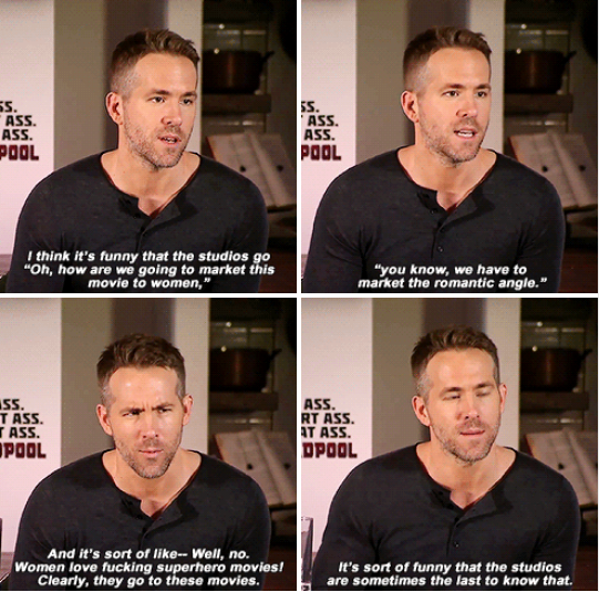 BuzzFeed's tweet photo. Ryan Reynolds had the perfect response to the sexist marketing of superhero movies https://t.co/qHplkv0zdG https://t.co/VPc2o2m02J